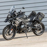 Bike fitted with the Kreiga OS-BASE and OS-Adventure Packs