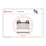 Brembo Xtra Sinter Front Brake Pads 07BB19SR