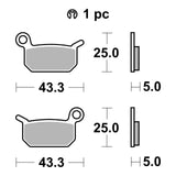 Brembo Upgrade Sinter Front Brake Pads 07GR70SX