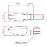 DRC 602 LED Flasher Lights (12V / Clear / Pair)