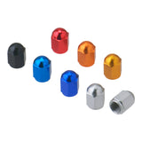 DRC ALUMINUM VALVE CAPS 2PCS BLACK