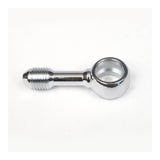 Whites Brake - 11mm (7/16) Banjo - Straight - Chrome Steel
