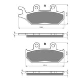 GOLDfren Brake Pads - K5 Off-Road Racing