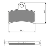 GOLDfren Brake Pads - S3 Sintered Sports