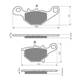 GOLDfren Brake Pads - K5 Off-Road Racing