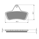 GOLDfren Brake Pads - K5 Off-Road Racing