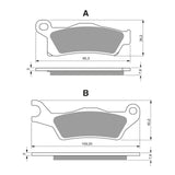 GOLDfren Brake Pads - K5 Off-Road Racing