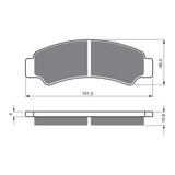 GOLDfren Brake Pads - K5 Off-Road Racing