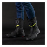 LS2 Goby Men's Waterproof Boots - Black / Hi-Vis Yellow