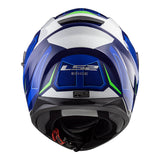 LS2 FF320 Stream Evo Axis Helmet - White / Blue