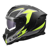 LS2 FF818 Storm III Dynamo Helmet - Black / Hi-Vis Yellow