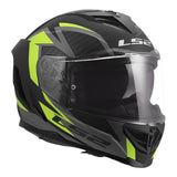LS2 FF818 Storm III Dynamo Helmet - Black / Hi-Vis Yellow