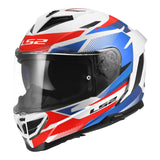 LS2 FF818 Storm III Komai Helmet - White / Blue / Red