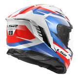 LS2 FF818 Storm III Komai Helmet - White / Blue / Red