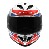 LS2 FF818 Storm III Komai Helmet - White / Blue / Red