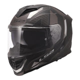 LS2 FF818 Storm III Sporty Helmet - Black / Grey