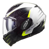 LS2 FF900 Valiant II Codex Helmet - White / Black