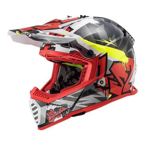 LS2 MX437J Fast Evo Crusher Mini Helmet