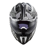 LS2 MX701 Explorer Alter Helmet HPFC - Matte Black / White 06