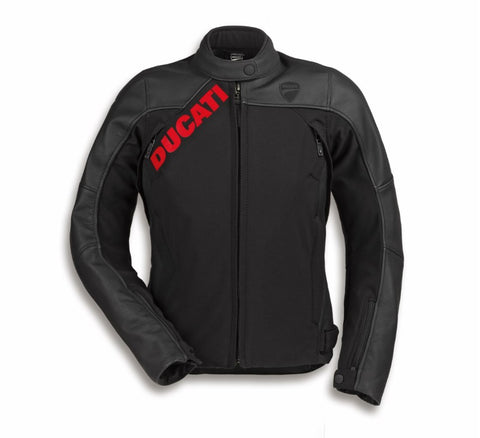 Ladies Ducati C1 Leather/Fabric Jacket