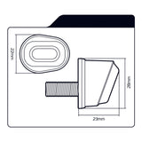 Oxford Dark Eye Micro Indicator Flush Fit