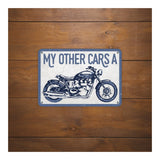 Oxford Garage Metal Sign: My Other Car’s A