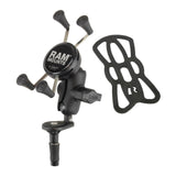 RAM X-Grip Phone Holder with Motorcycle Fork Stem Base