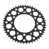 Renthal Sprocket Rear Black 50T Alloy 7075 T6 Grooved