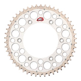Renthal Sprocket Twinring Silver 50T Bi-Metal Grooved