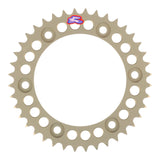 Renthal Rear Sprocket T6 7075 Alloy Grooved 411 / 530 - Silver [Honda]