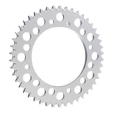 Renthal Rear Sprocket - Silver 46T Alloy 7075-T6 Grooved