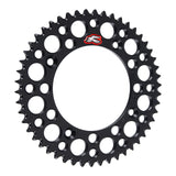 Renthal Rear Sprocket - Black 50T Alloy 7075-T6 Grooved
