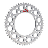 Renthal Rear Sprocket - Silver 50T Alloy 7075-T6 Grooved
