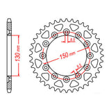 Sprocket Kit Honda XR200 (6 Stud) - 520SO 12/48