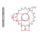 Sprocket Kit Suzuki ATV LT160 - 520H 11/39