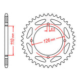 Sprocket Kit Kawasaki/SUZ KX/RM65 - 420MS 13/46