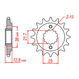 Sprocket Kit Kawasaki KLR650 '06-'21 X-Ring 15/43