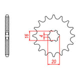 Sprocket Kit Suzuki RM80/85 '82-'18, Yamaha YZ80 82-18 - 428MXZ 13/47