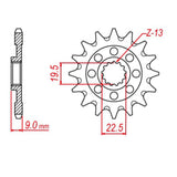 Sprocket Kit Suzuki RMZ250 - 520MXU 13/49