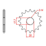 Sprocket Kit Yamaha YZ125 '99-'01 - 520EXW 13/48