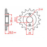 Sprocket Kit Ducati - GB520ZXW 15/39