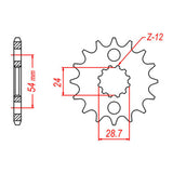 Sprocket Kit Kawasaki ZZR1100 '98 - 530ZXW 17/44