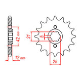 Sprocket Kit Yamaha XJ600 '91/'92 - 530XRE 17/44
