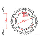 Sprocket Kit Yamaha YZF-R1 '04-'08 Gold (recommend) - GB530ZXW 17/45