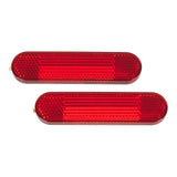 Whites Reflectors - Oval 95mm x 22mm - Pair