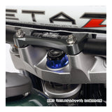Zeta Stem Nut (M22x27 P1.0 H12) - Blue