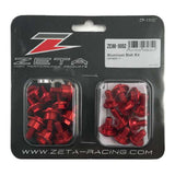 Zeta Aluminum Bolt Set for Plastics CRF250R '18-, CRF450R '17-