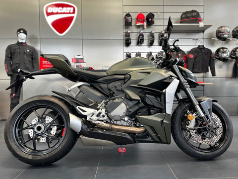 2023 DUCATI STREET FIGHTER V2 - STORM GREEN